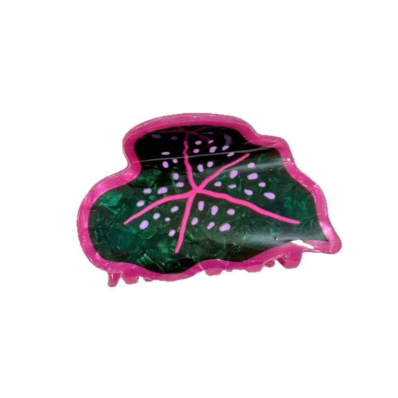 Medium Beefsteak Plant Hair Claw Clips | NueShiny