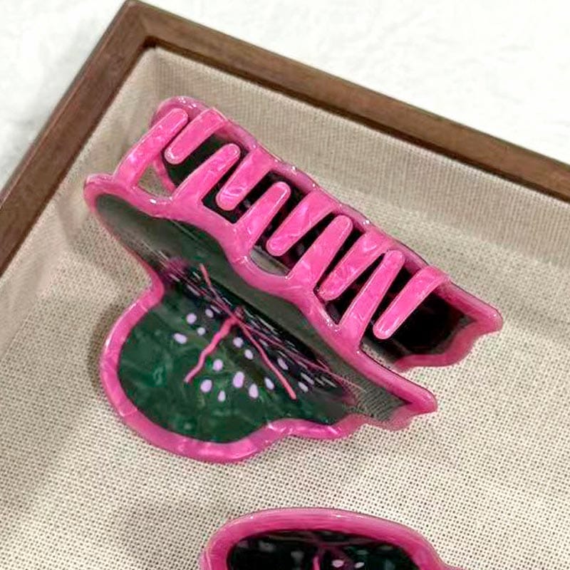 Medium Beefsteak Plant Hair Claw Clips | NueShiny