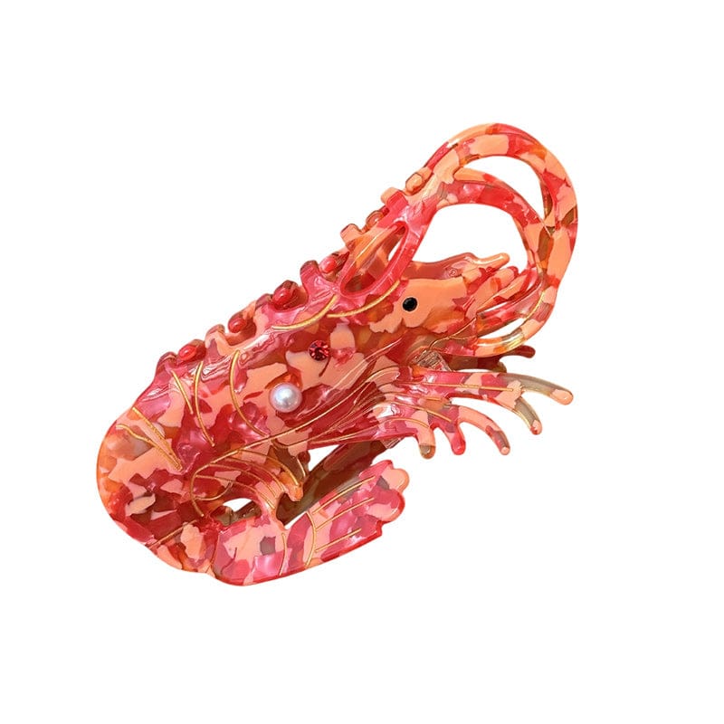 Medium Red Diamond Lobster Hair Claw Clips | NueShiny