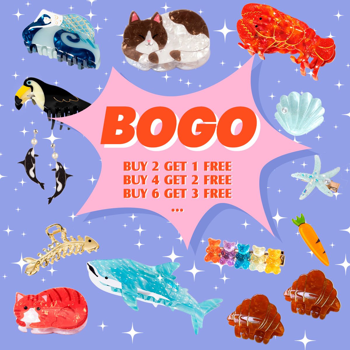 BOGO  BUY 1 GET 1 FREE