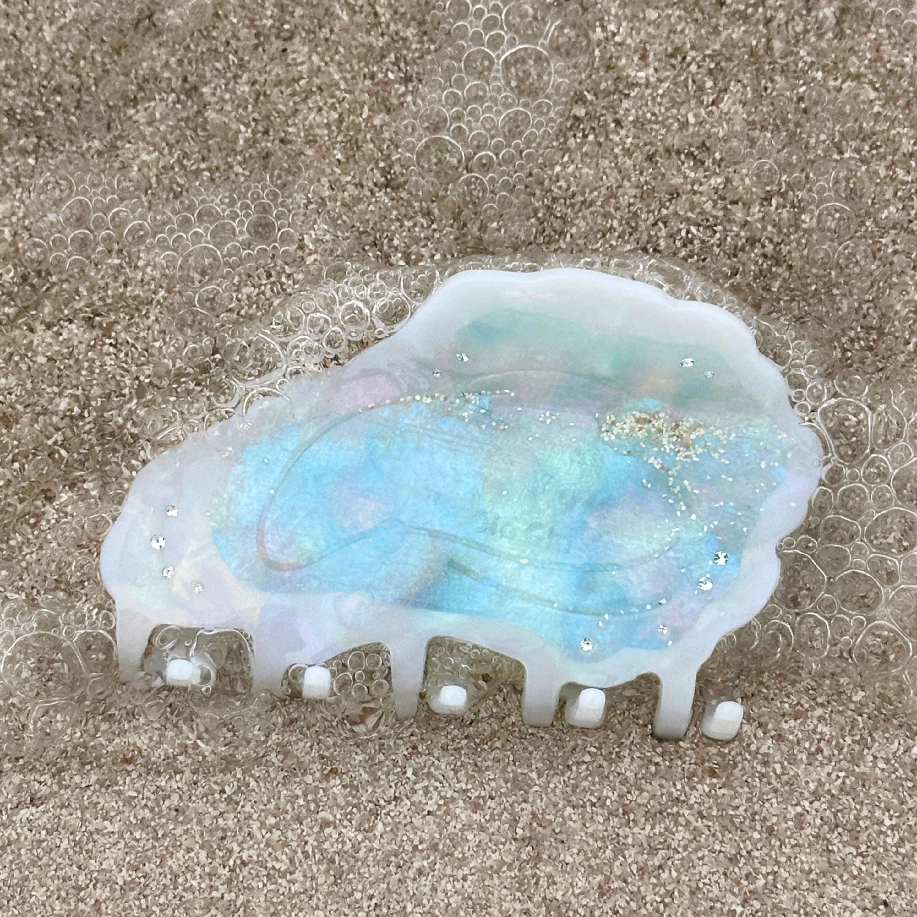Large Blue Oyster Hair Claw Clips | NueShiny & Gia Gia