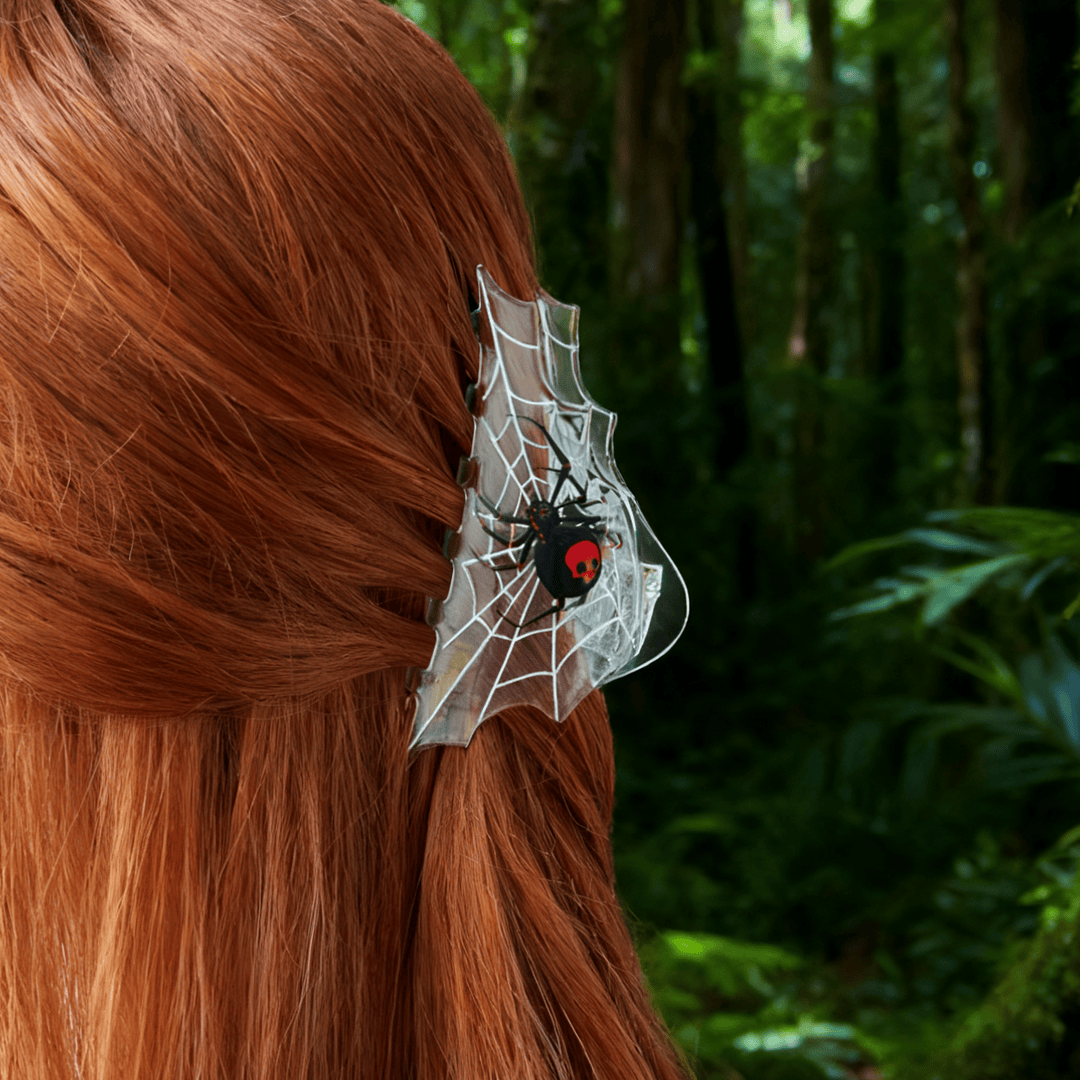 Jumbo Black Spider Hair Claw Clips | NueShiny