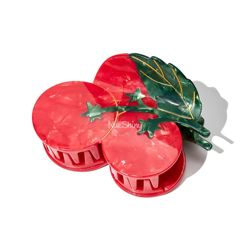 Large Cherry Tomatoes Hair Claw Clips | NueShiny