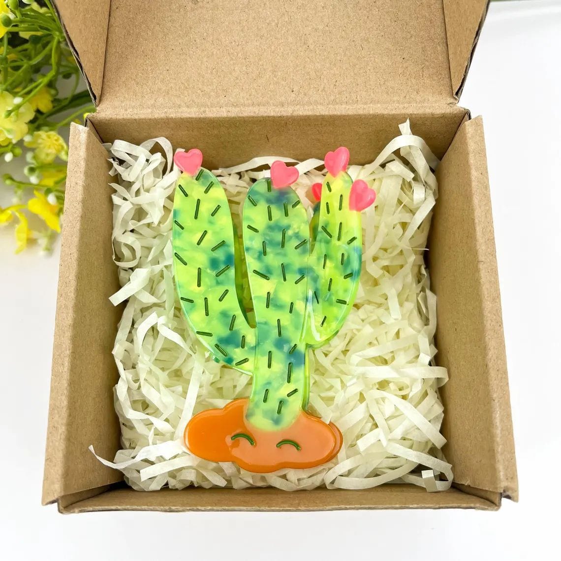 Medium Cactus Hair Claw Clip | NueShiny