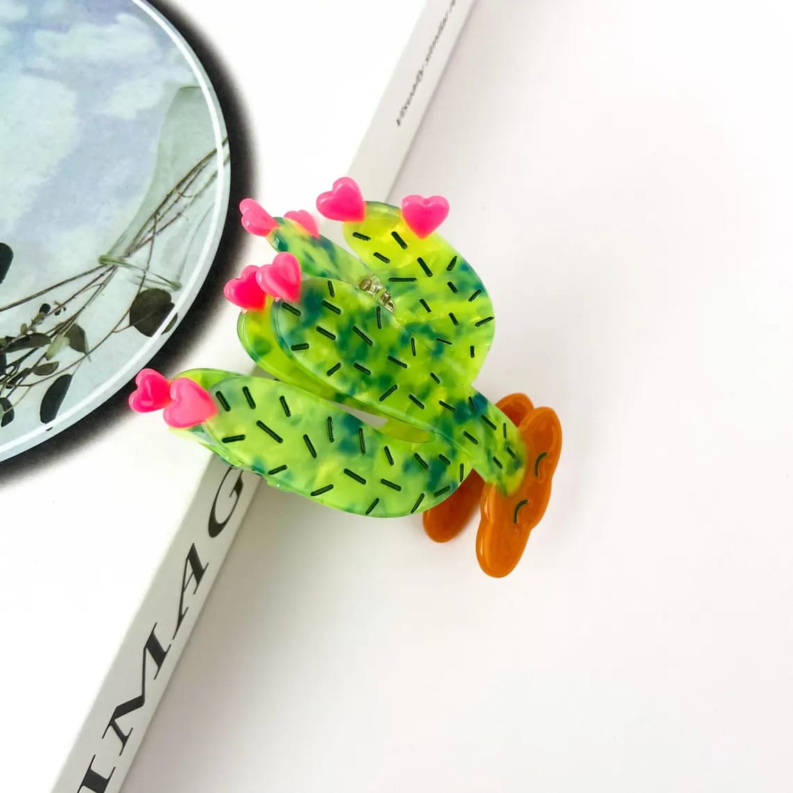 Medium Cactus Hair Claw Clip | NueShiny