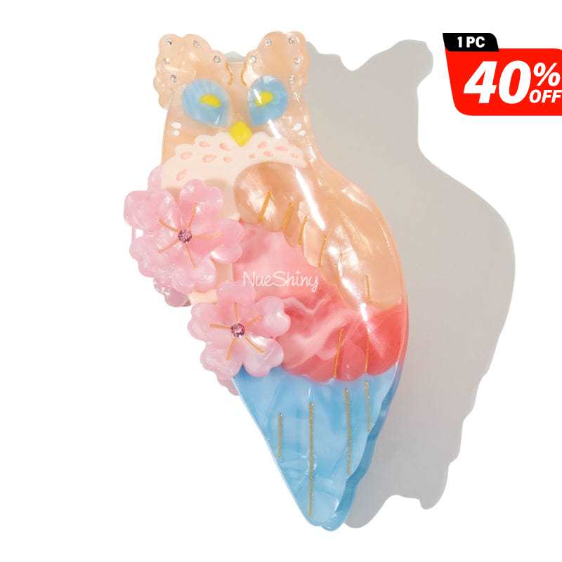 Large Owl Diamond Hair Claw Clips| NueShiny&JRP
