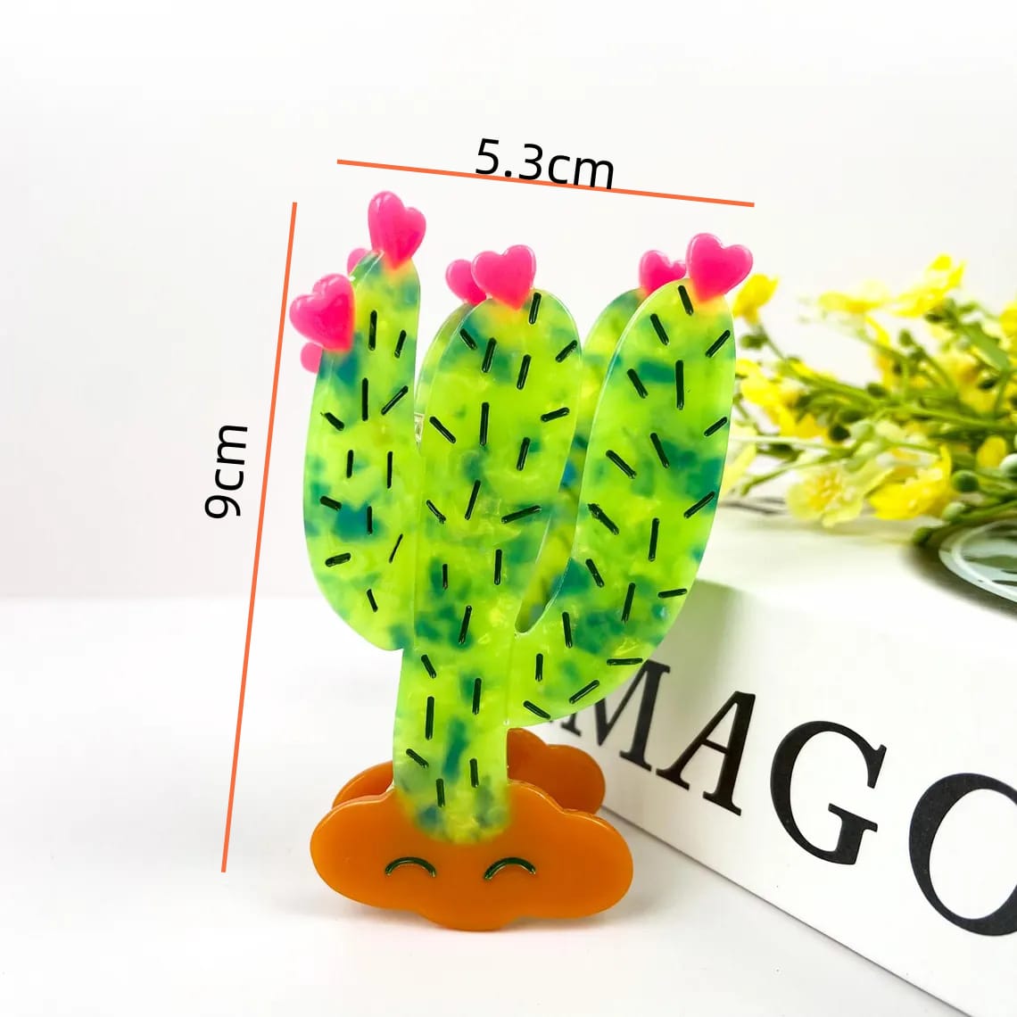 coiffeur remich cactus Medium Cactus Hair Claw Clip