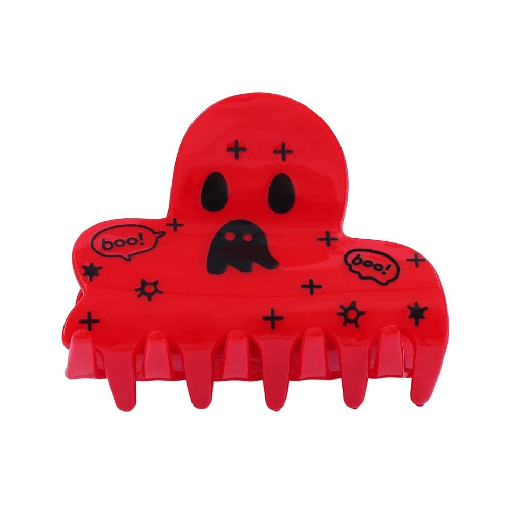 Small Red Cosmic Boo Hair Claw NueShiny