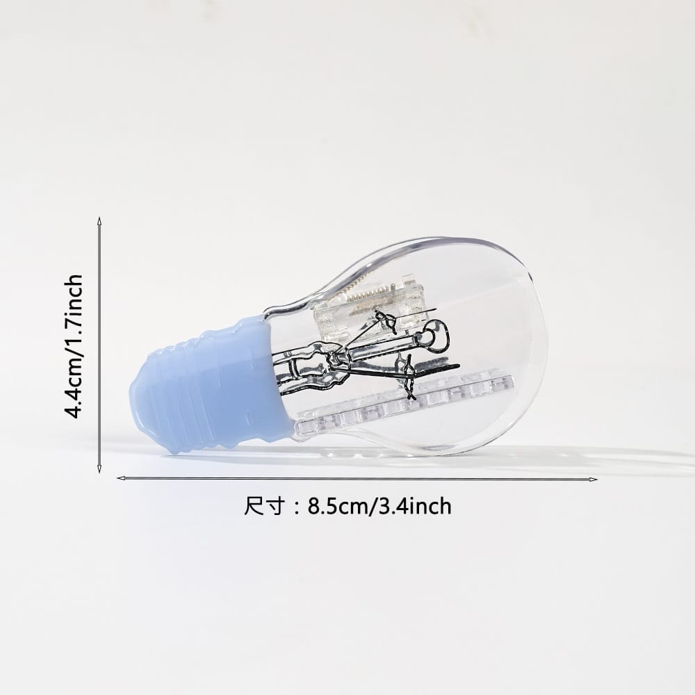 Medium Cartoon Light Bulb Hair Claw Clips丨NueShiny