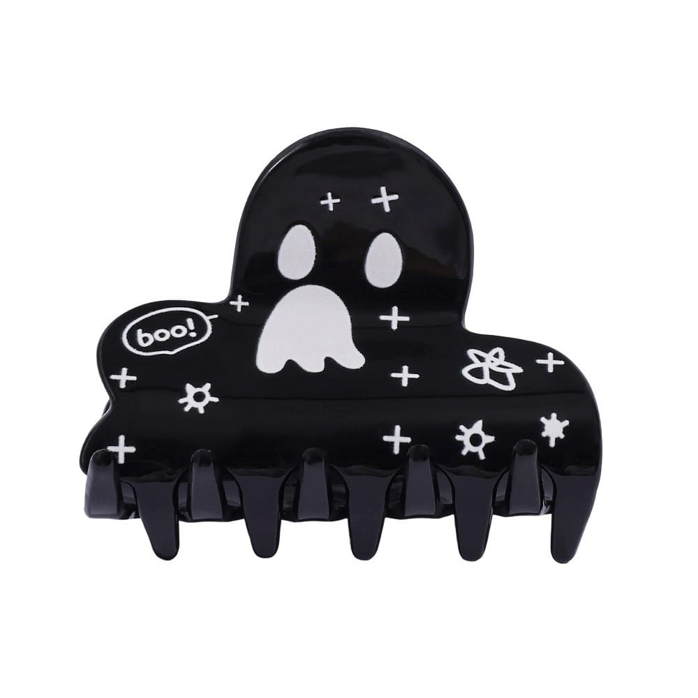 Small Black Cosmic Boo Hair Claw NueShiny