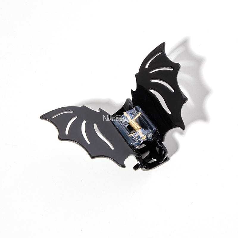 Small Halloween Black Space Hair Claw Clips丨NueShiny