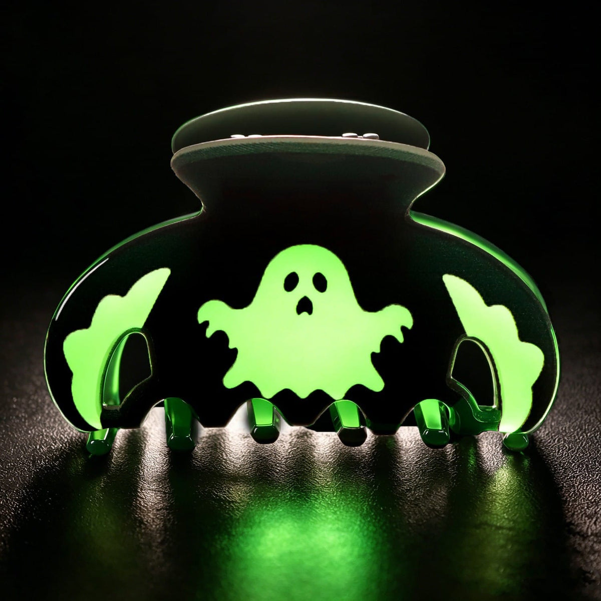 Medium Neon Boo Hair Claw NueShiny