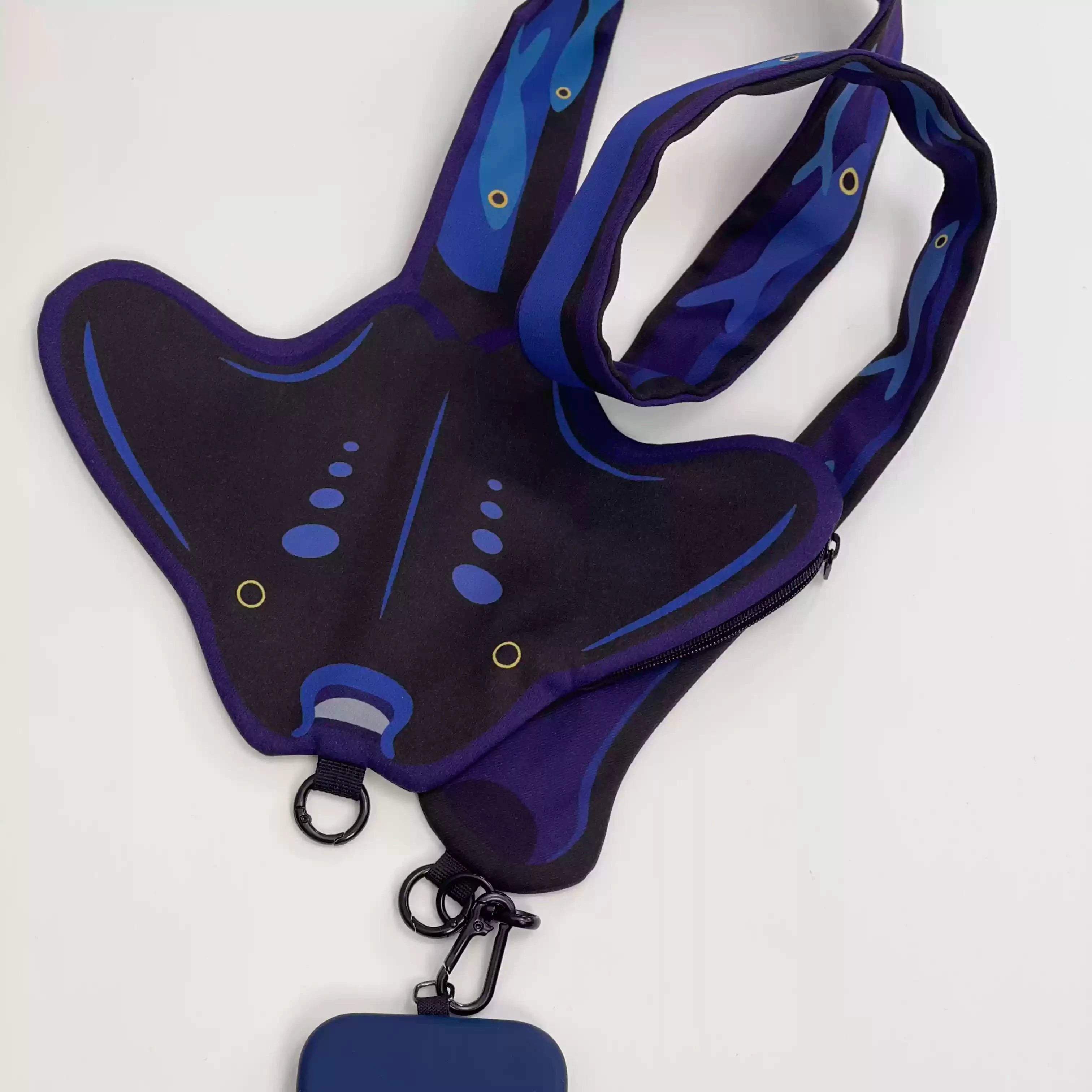 Dual Side Stingray Crossbody Strap & Card Holder | NueShiny & PIPIZU
