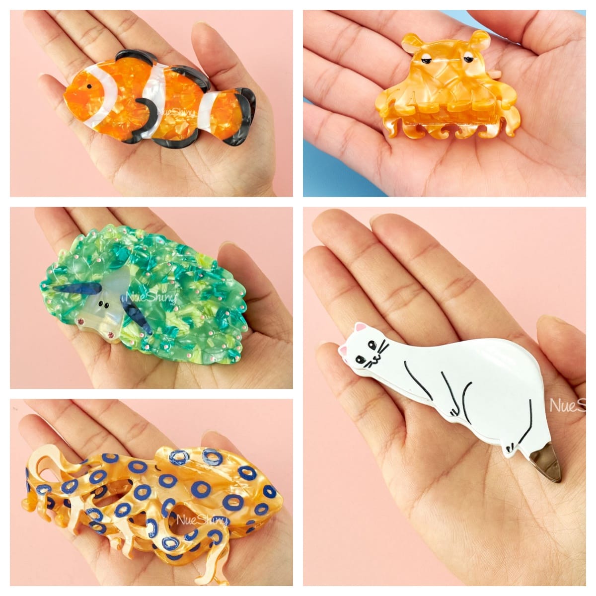 Boundless Tidewhisper Collection Hair Claw Clip Set