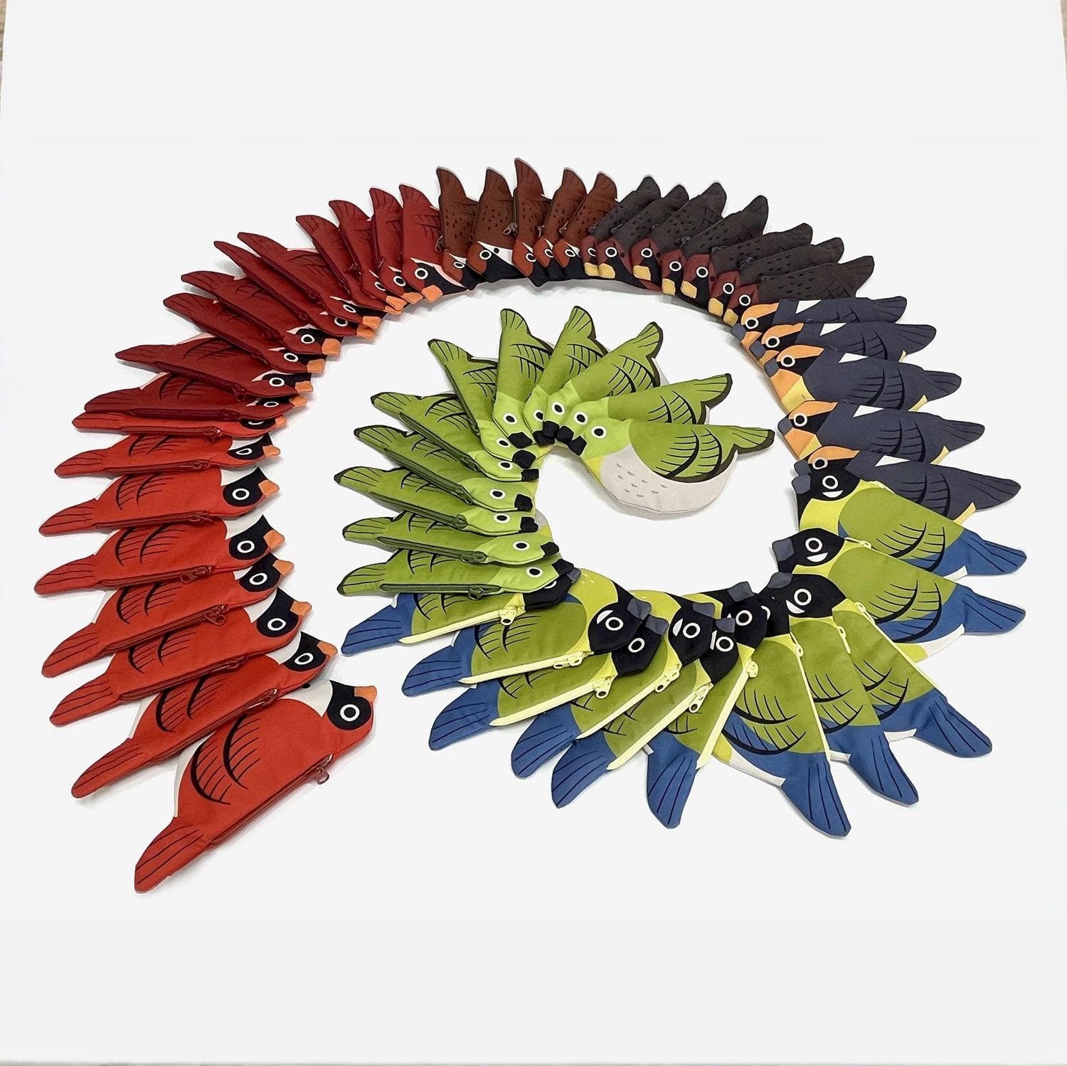 Sparrow Zipper Coin Purse | NueShiny&PIPIZU