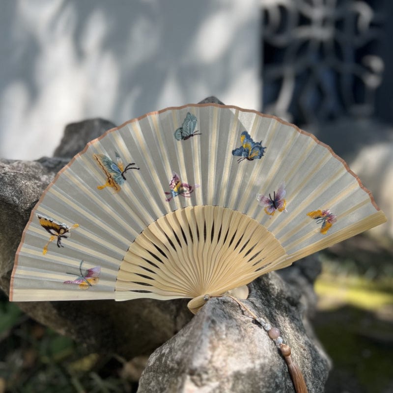 Butterfly Double-Sided Suzhou Embroidery Fan｜NuShiny×Suzhou Lao Chang Meng