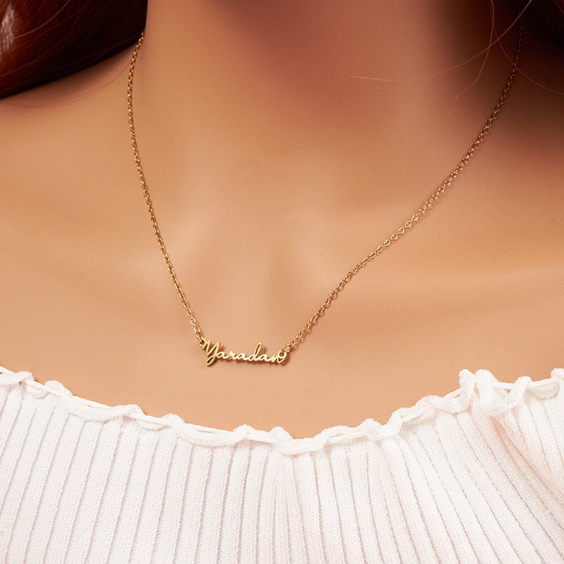 Custom Gold Name Necklace丨NueShiny
