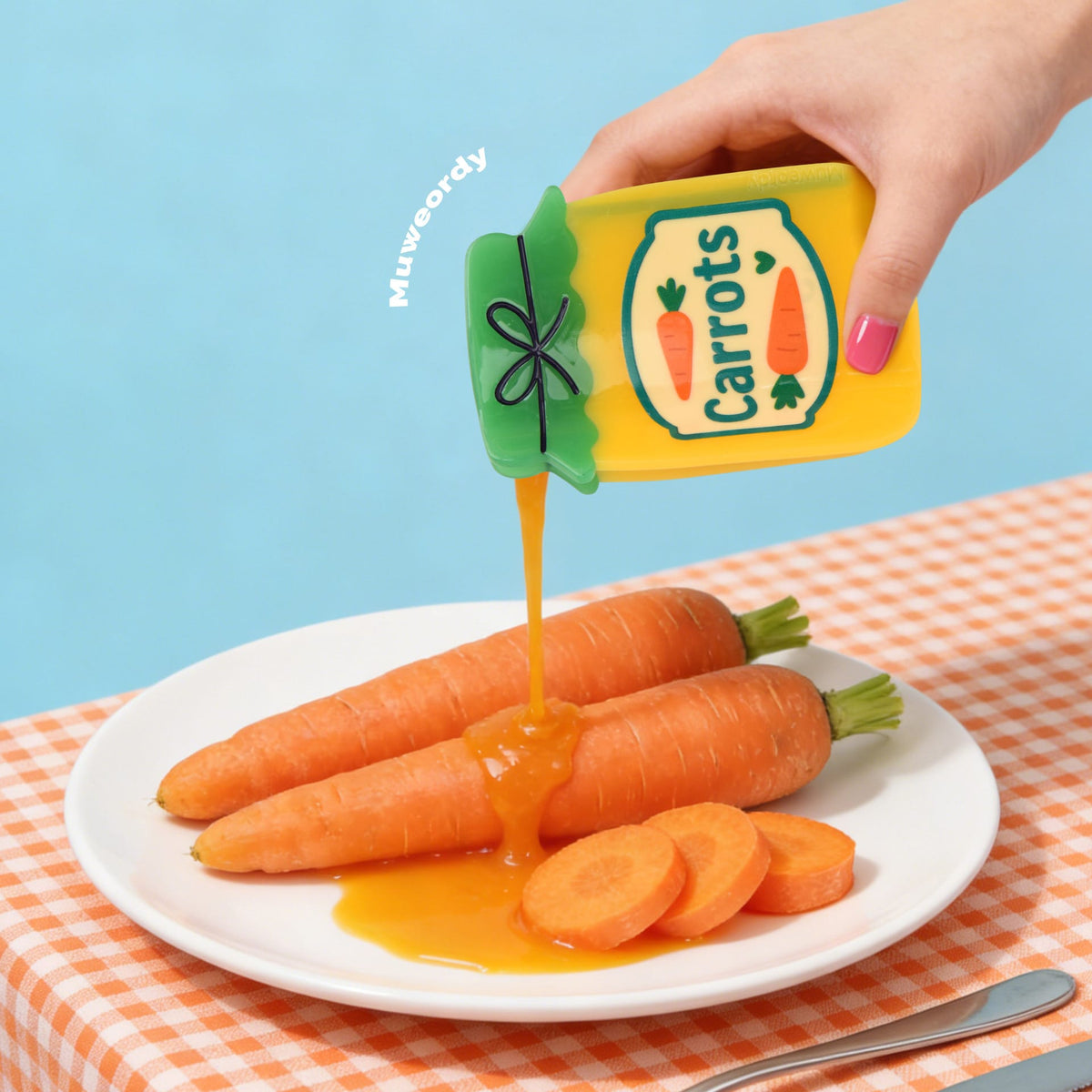 Medium Sunny Carrot Hair Claw NueShiny
