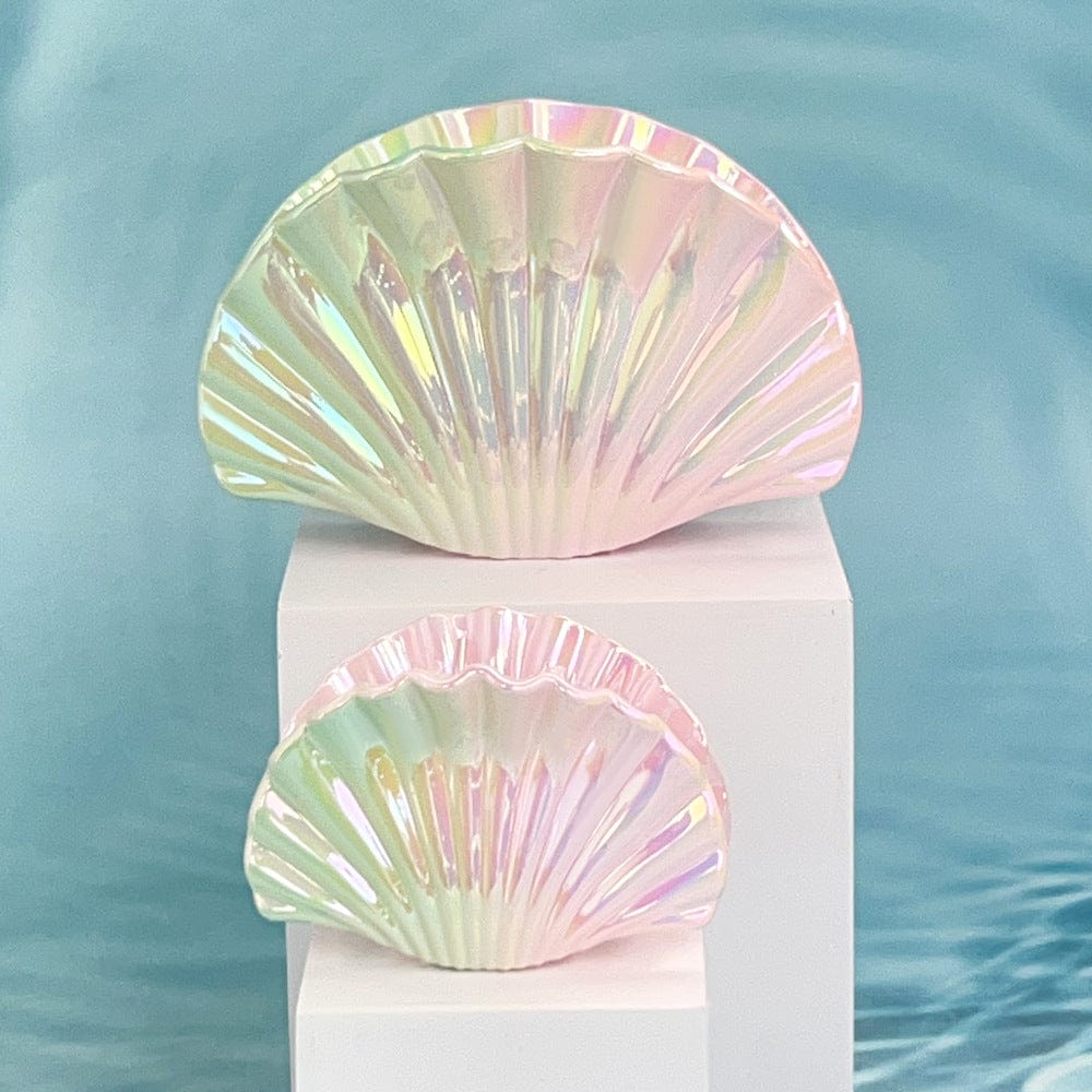 Gradient Blue-Green Shell Hair Claw Clips | NueShiny