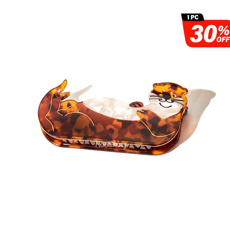 Medium Sea Otter Hair Claw Clips NueShiny