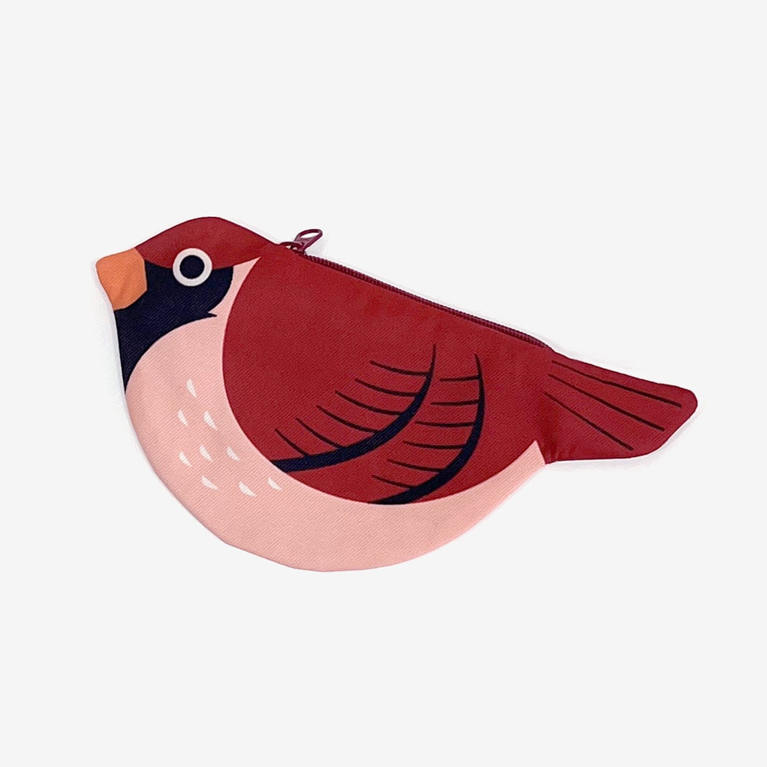 Crimson Finch Zipper Coin Purse | NueShiny&PIPIZU