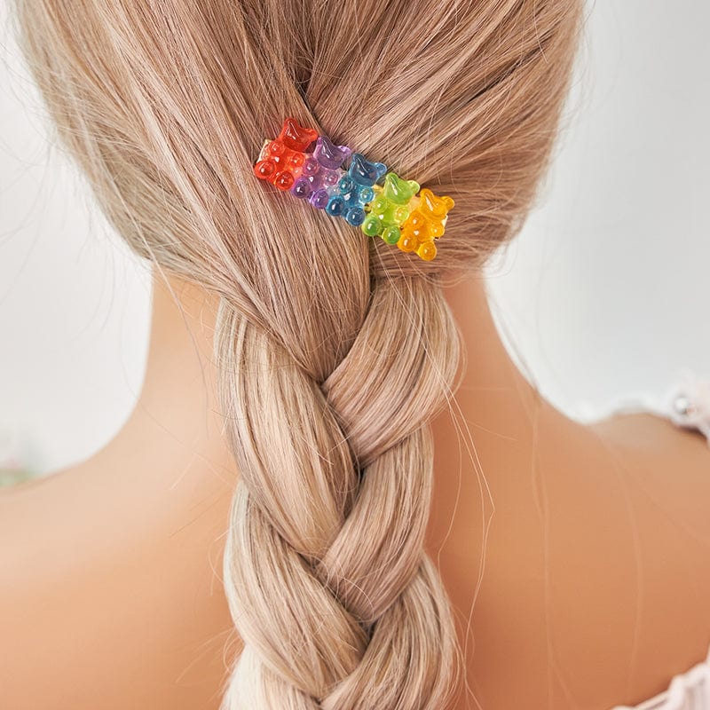 Small 2Pcs Gummy Bear Hair Clips丨NueShiny