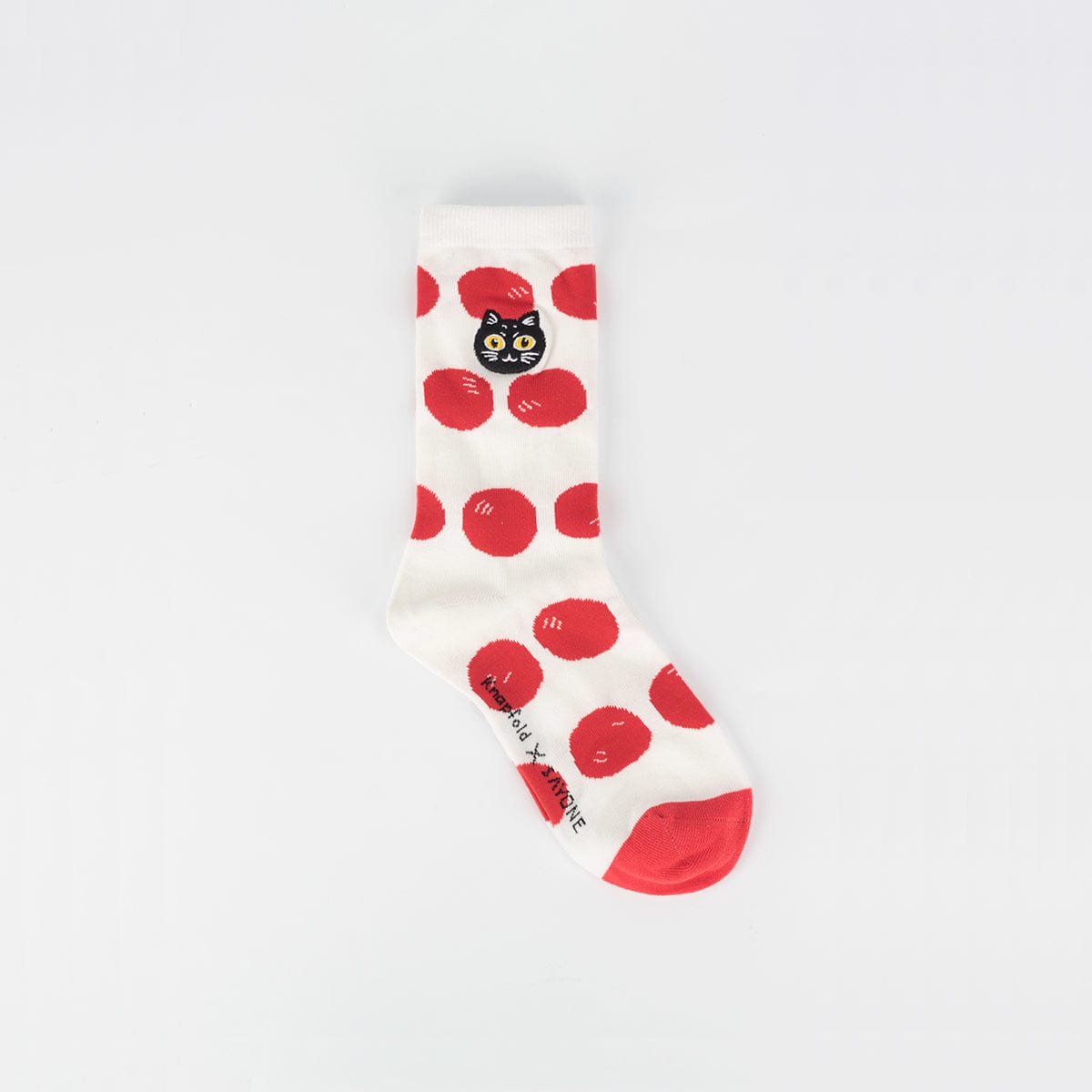 One Pair Of  Red Polka Dot Cat Socks | NueShiny