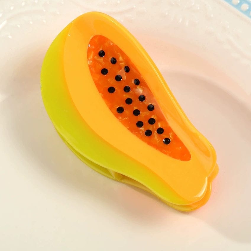 Medium Cantaloupe Hair Claw Clips | NueShiny