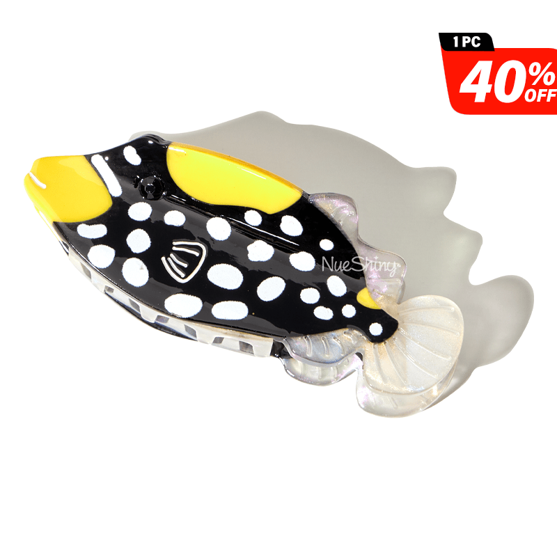 Medium Clown Triggerfish Hair Claw Clips | NueShiny
