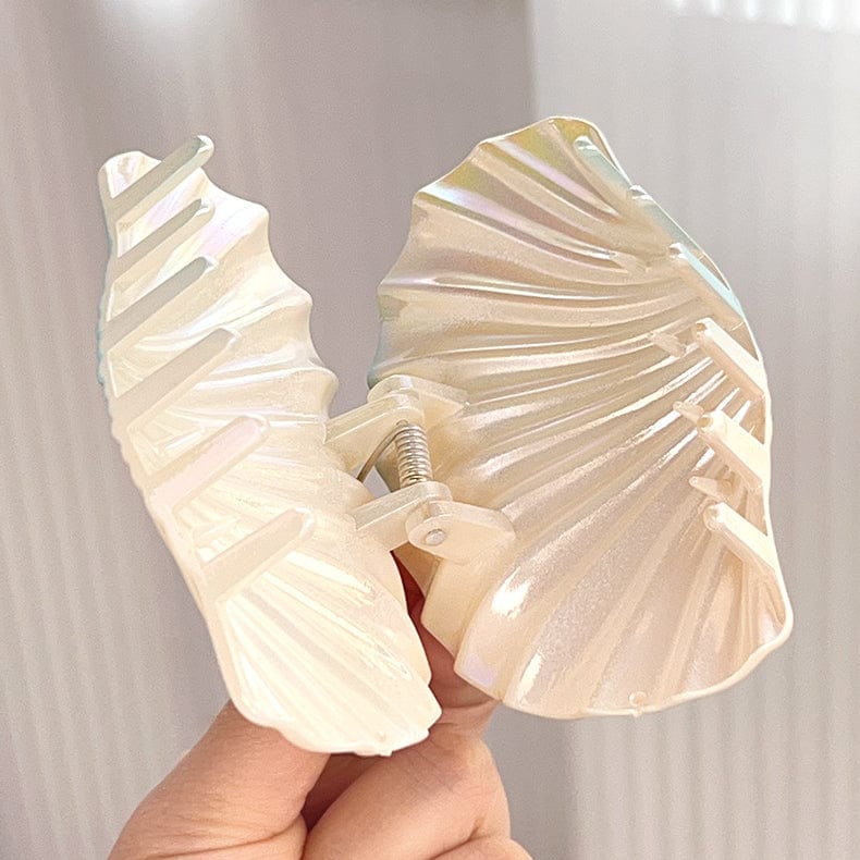 Gradient Yellow-Purple Shell Hair Claw Clips | NueShiny