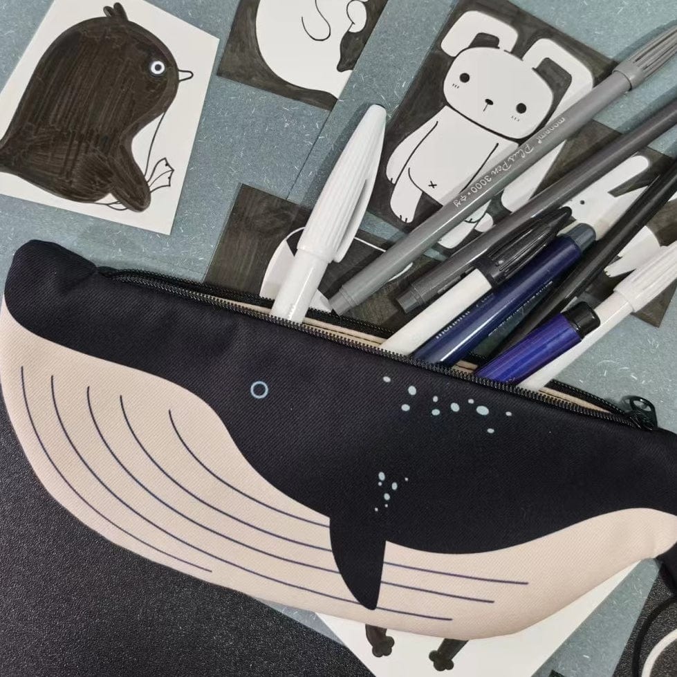 Round-Headed Whale Tote Bag | NueShiny & PIPIZU