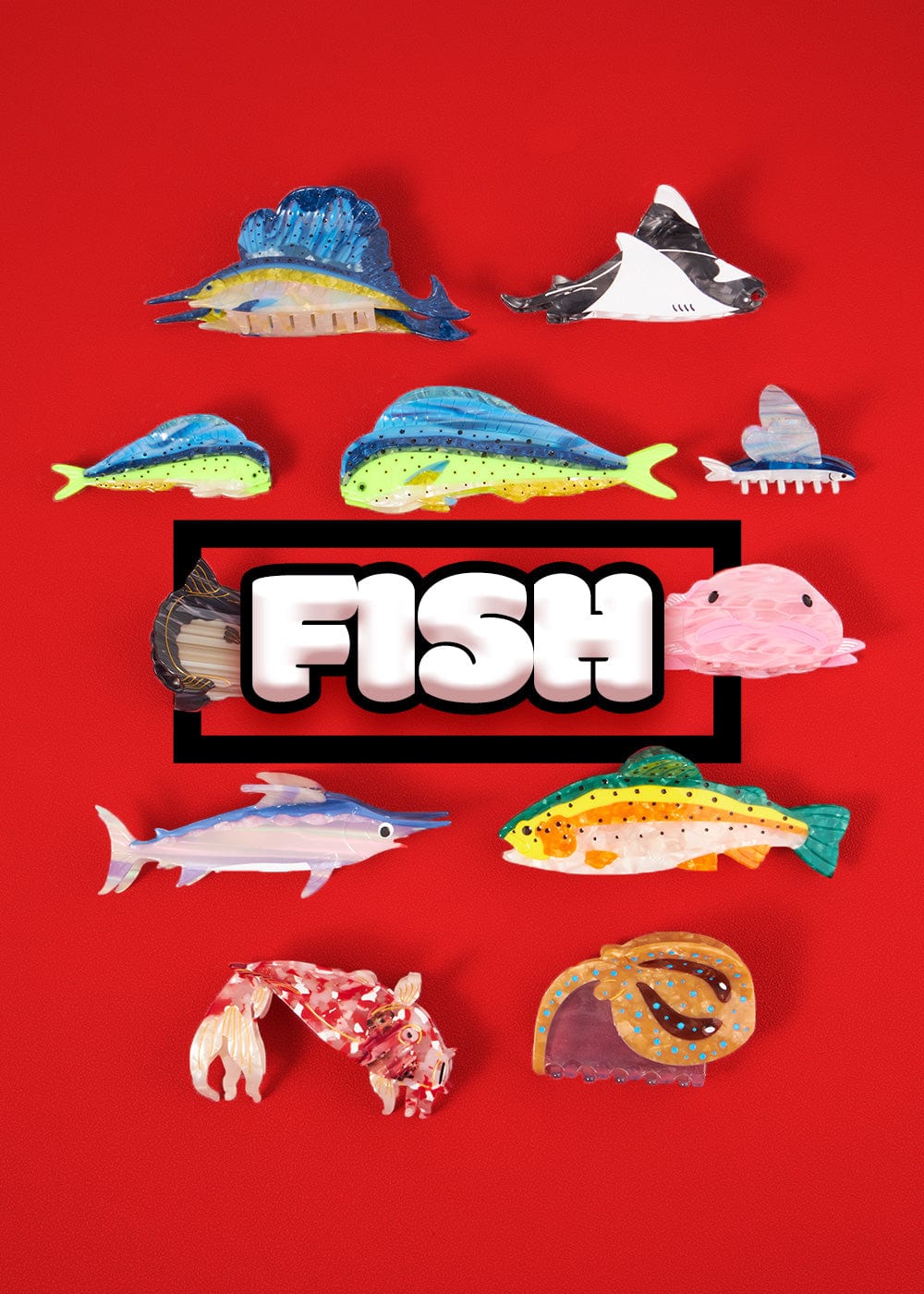 AIR LUSH Night Clawスポーツグリップ　新品 Nueshiny Newest Creative Hair Claw Clips