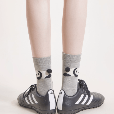 3-Pack Animal Crew Socks - Bear+Panda+Corgi Collection | NueShiny
