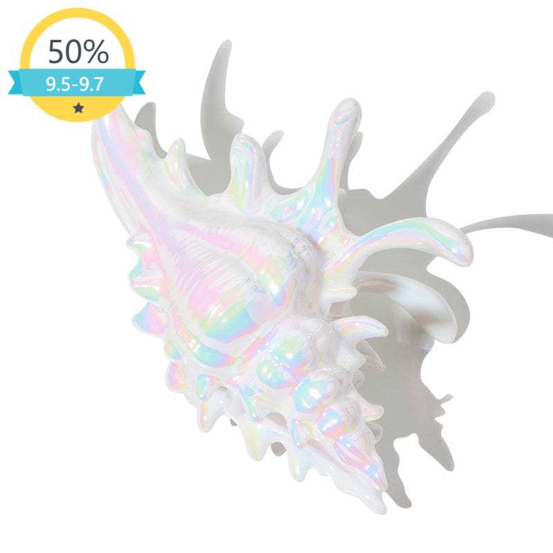 Mermaid Pearlescent White Conch Hair Claw Clips| NueShiny&BurningMoon