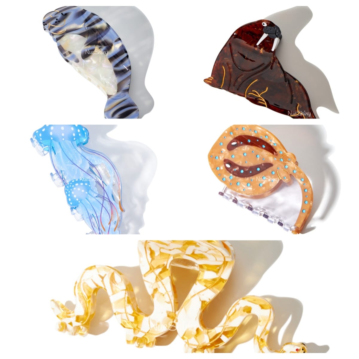 Roam Tidewhisper Collection Hair Claw Clip Set
