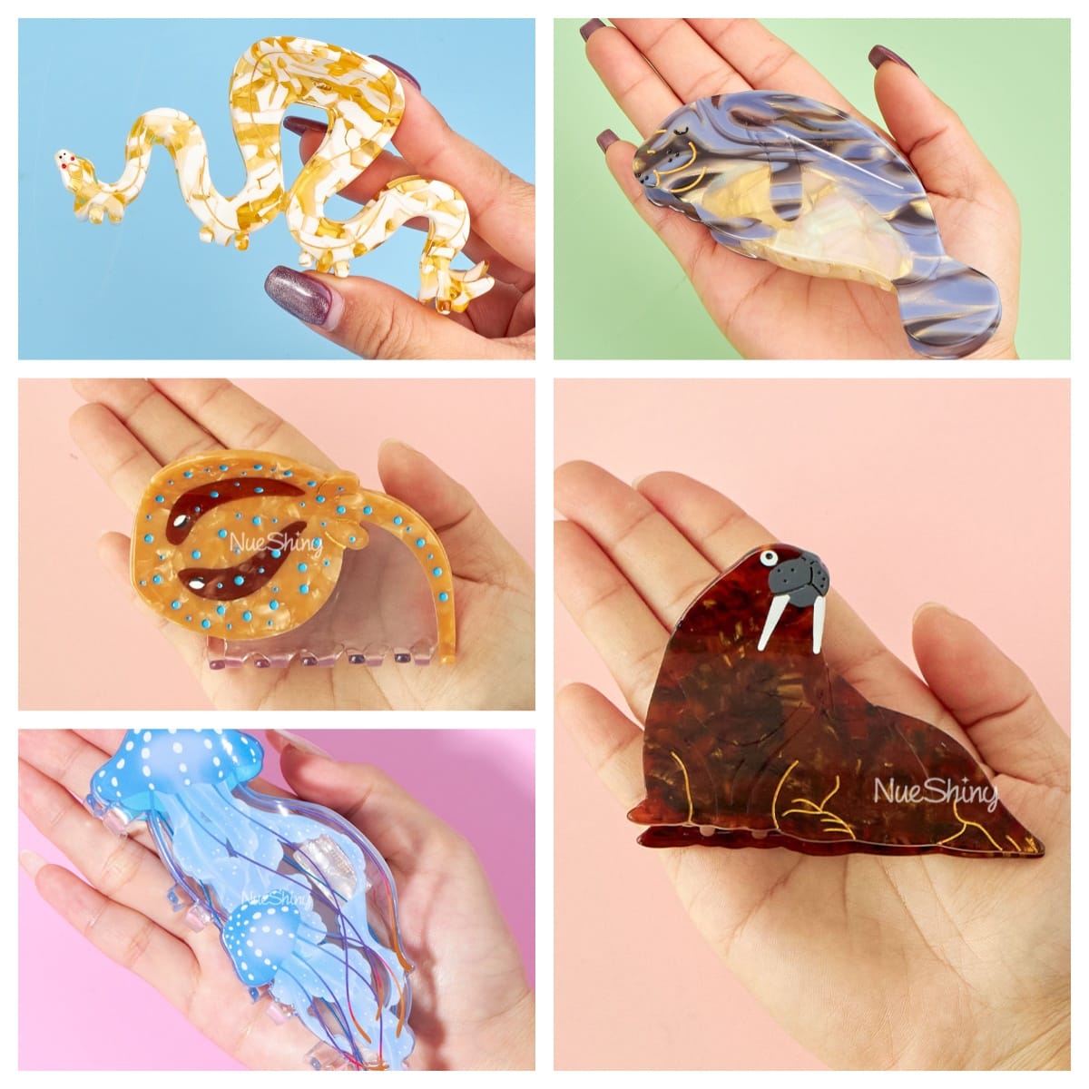 Roam Tidewhisper Collection Hair Claw Clip Set