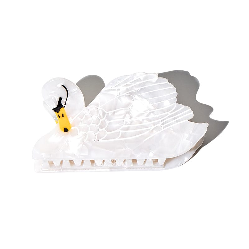 Large  Swans Hair Claw Clips| NueShiny