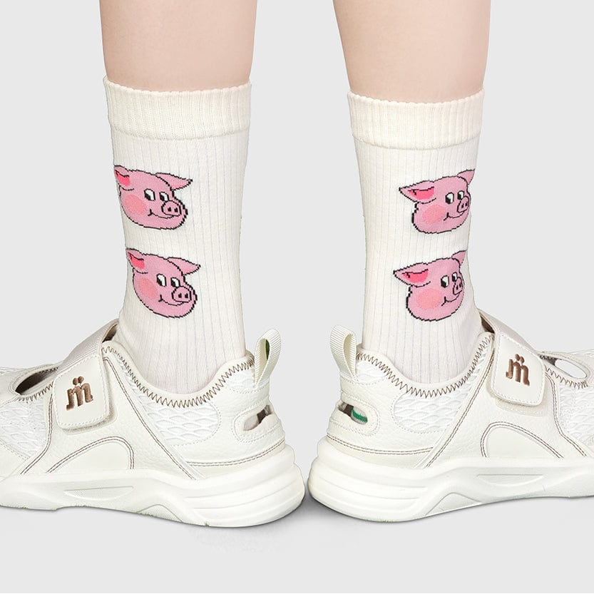 3-Pack Super Pig Mid-Crew Socks | NueShiny