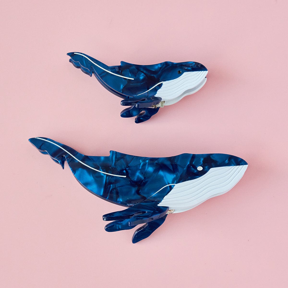 Medium Blue New Unique Whale Fashionable Hair Claw丨NueShiny