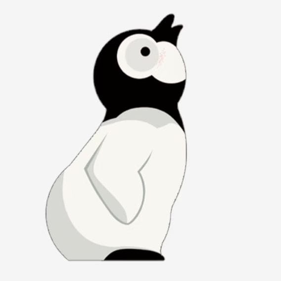 Emperor Penguin Chick CardBag | NueShiny & PIPIZU