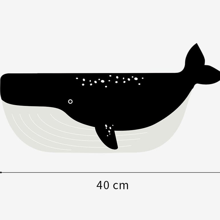 Round-Headed Whale Tote Bag | NueShiny & PIPIZU