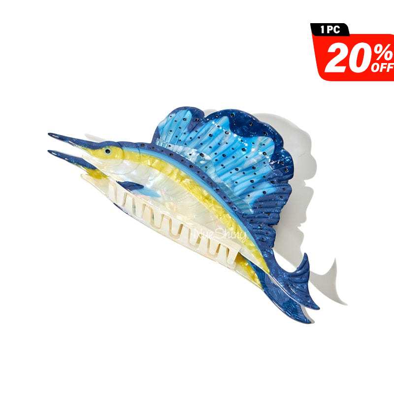 Jumbo Sailfish Hair Claw Clips丨NueShiny