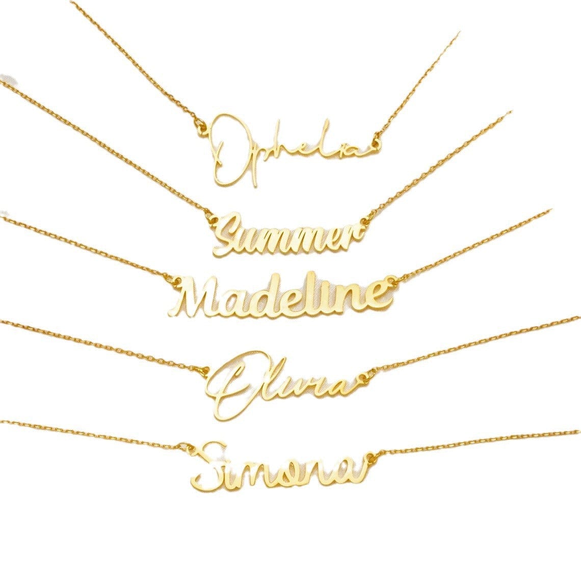 Custom Gold Name Necklace丨NueShiny