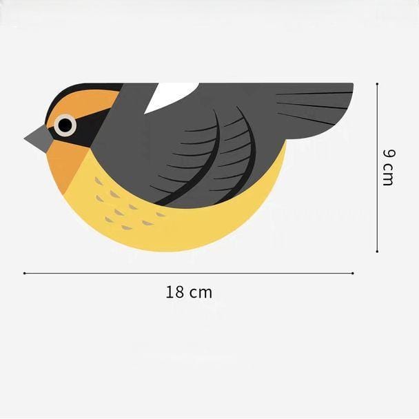 Shrike (Blue & Yellow) Zipper Coin Purse | NueShiny&PIPIZU
