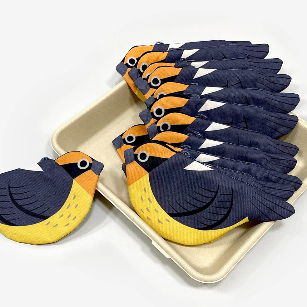 Shrike (Blue & Yellow) Zipper Coin Purse | NueShiny&PIPIZU