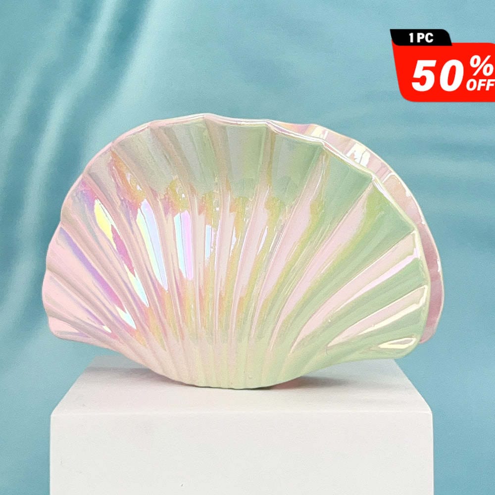 Gradient Blue-Green Shell Hair Claw Clips | NueShiny
