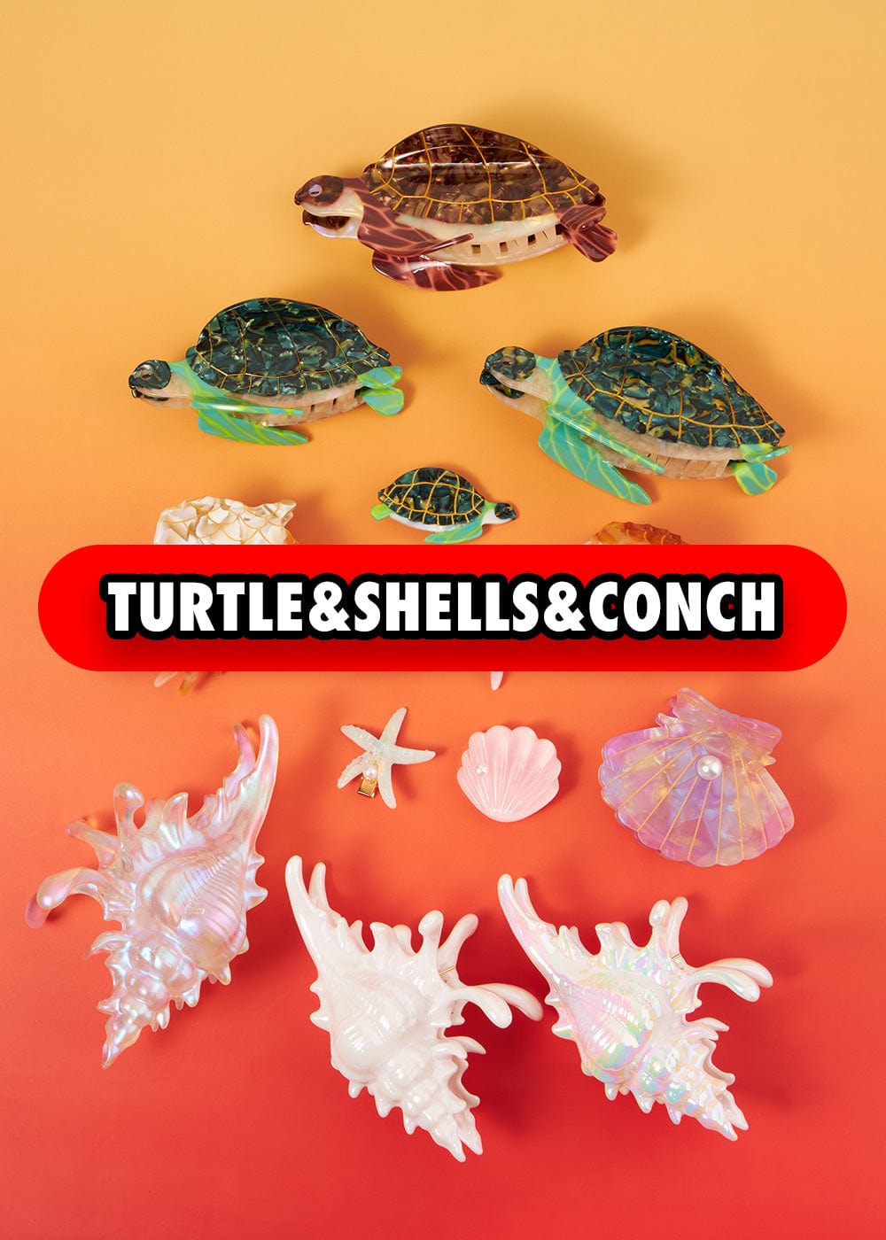 Nueshiny Newest Creative Hair Claw Clips