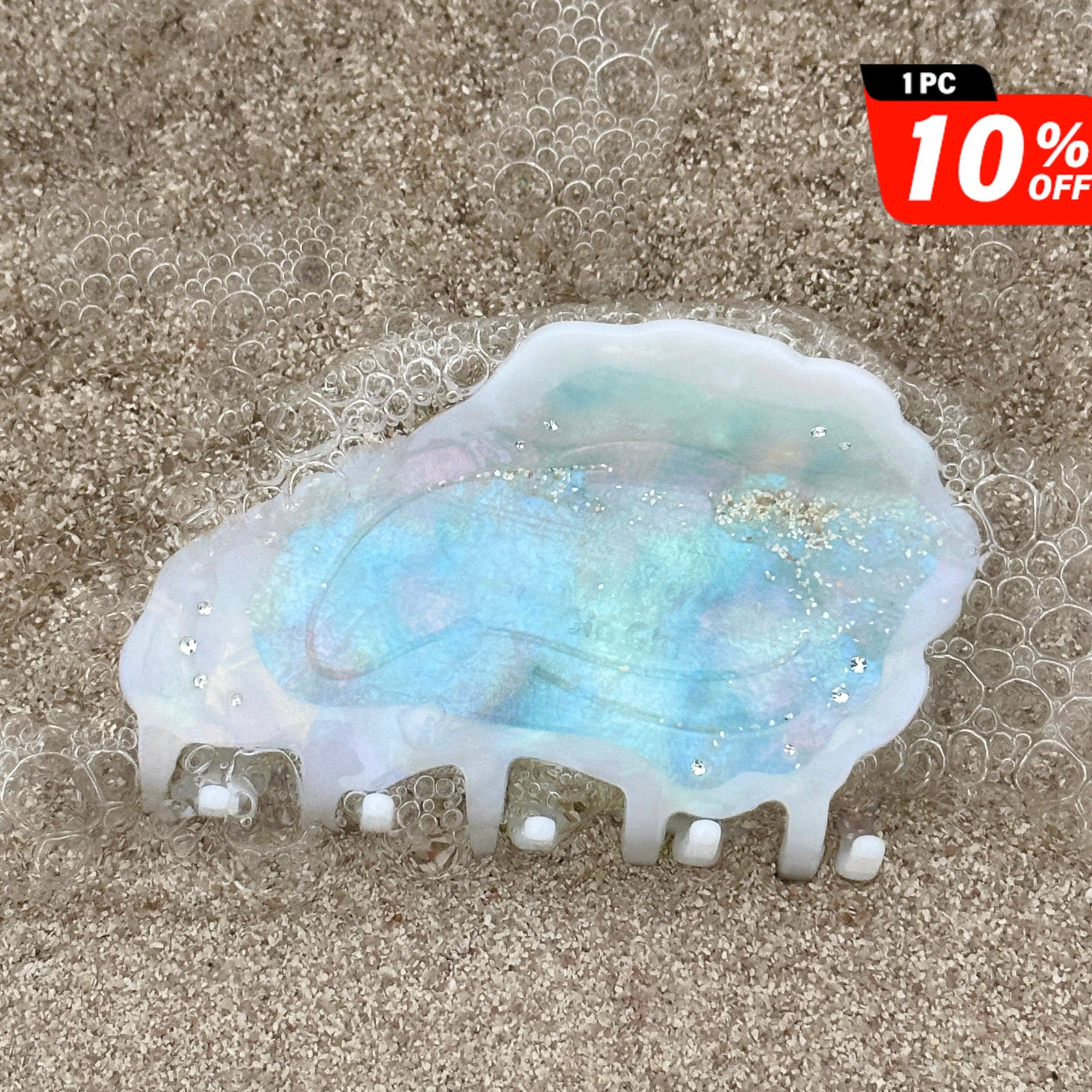 Large Blue Oyster Hair Claw Clips | NueShiny & Gia Gia