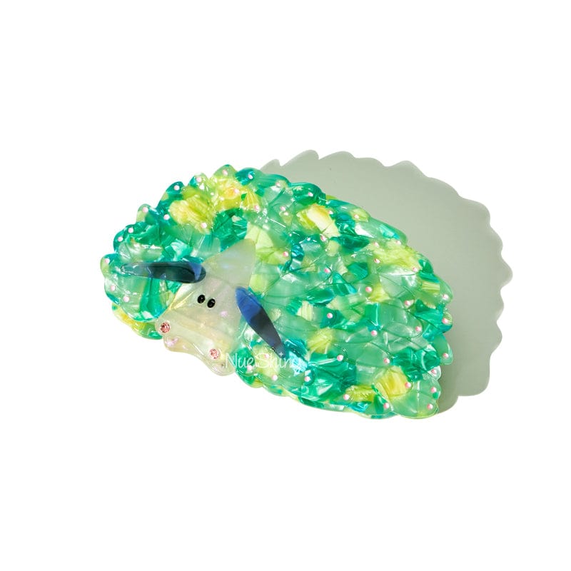 Medium Sea leaf Slug Hair Claw Clips NueShiny