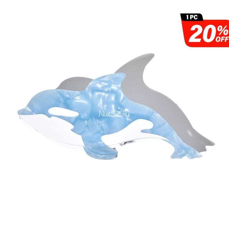 Jumbo Diamond Blue Orca Hair Claw Clips丨NueShiny
